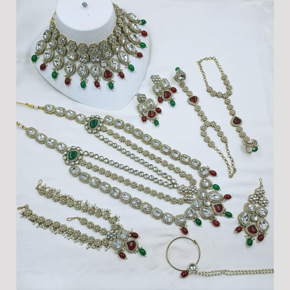 NAFJ Bridal Set Crystal Stones for Weddings & Special Occasions