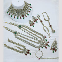 NAFJ Bridal Set Crystal Stones for Weddings & Special Occasions