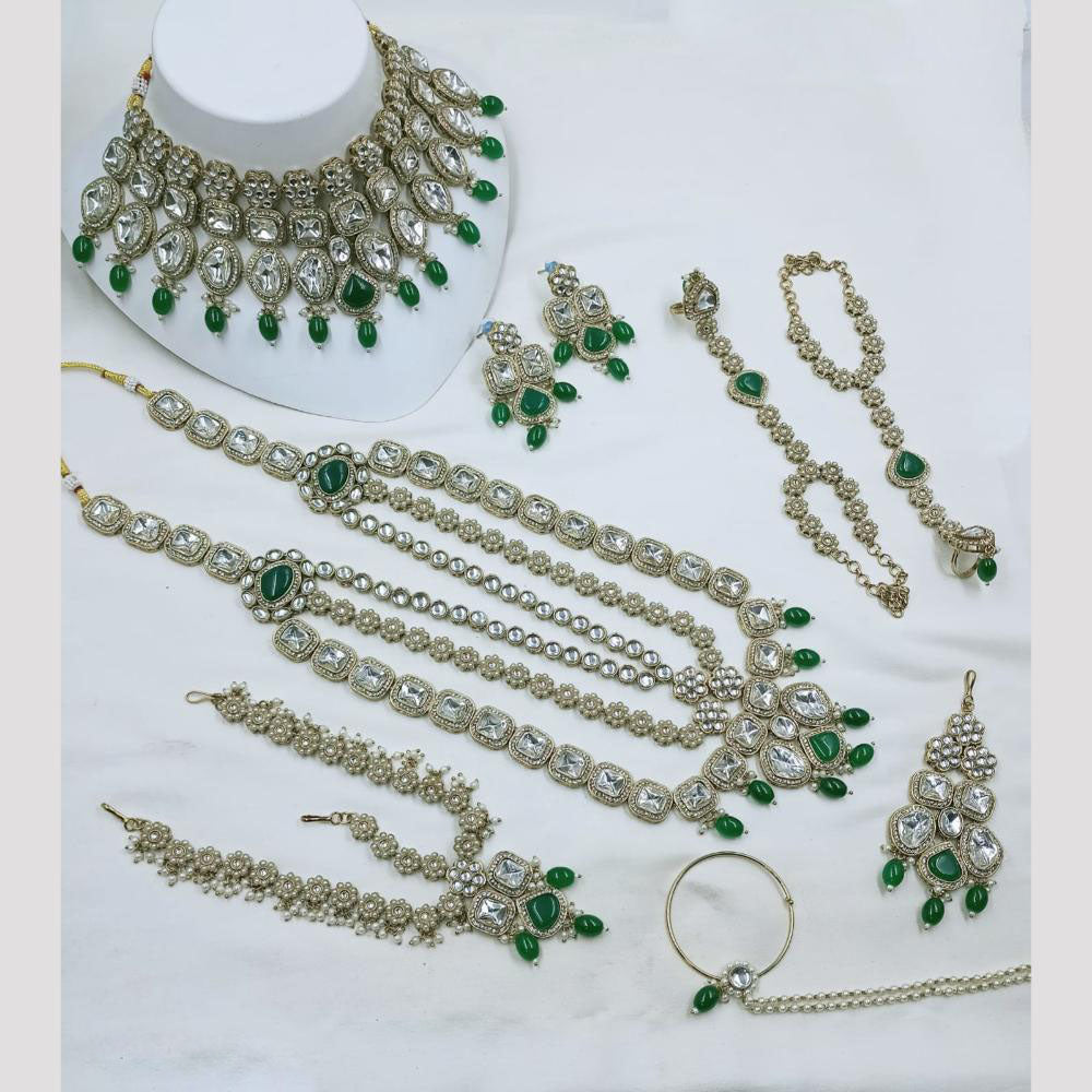 NAFJ Bridal Set Crystal Stones for Weddings & Special Occasions