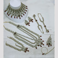 NAFJ Bridal Set Crystal Stones for Weddings & Special Occasions