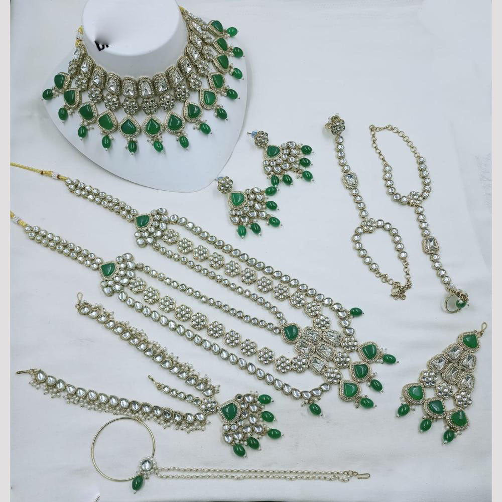NAFJ Bridal Set Crystal Stones for Weddings & Special Occasions