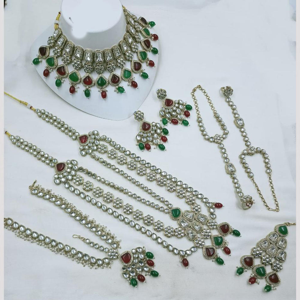 NAFJ Bridal Set Crystal Stones for Weddings & Special Occasions