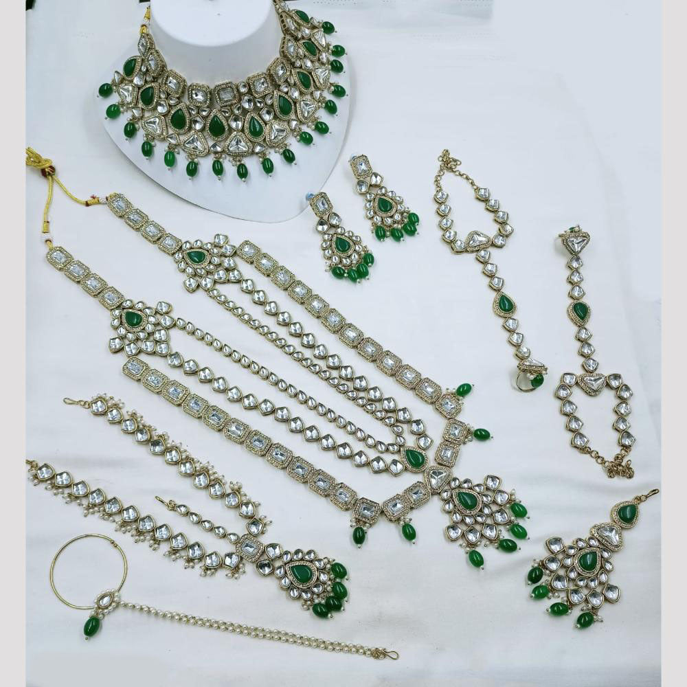 NAFJ Bridal Set Crystal Stones for Weddings & Special Occasions