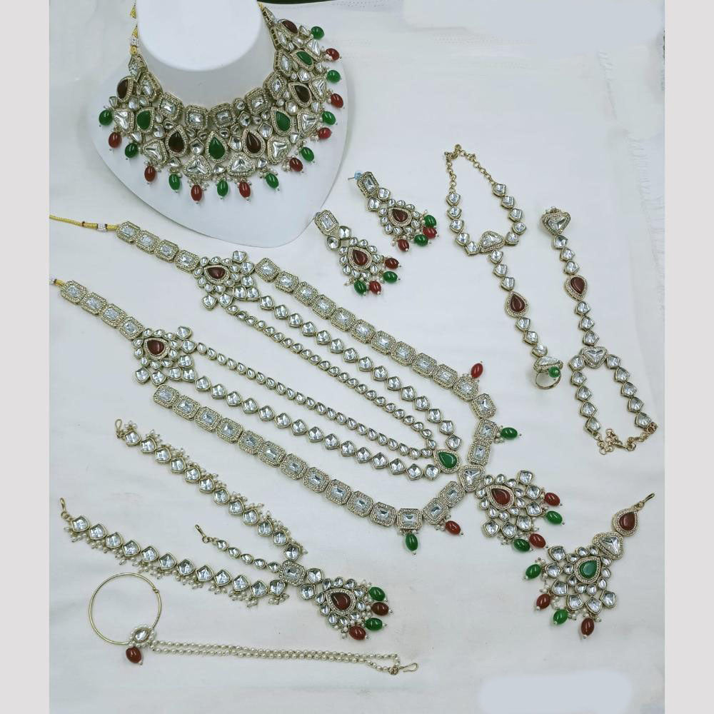 NAFJ Bridal Set Crystal Stones for Weddings & Special Occasions