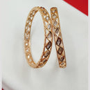 NAFJ Premium Kundan Bangle Set with Antique Mehndi Finish