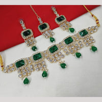 NAFJ Glam Crystal And Austrian Stone Pearl Choker Set