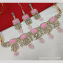 NAFJ Glam Crystal And Austrian Stone Pearl Choker Set
