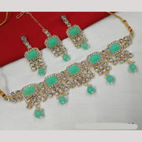 NAFJ Glam Crystal And Austrian Stone Pearl Choker Set
