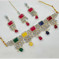 NAFJ Glam Crystal And Austrian Stone Pearl Choker Set