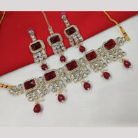 NAFJ Glam Crystal And Austrian Stone Pearl Choker Set
