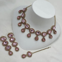 NAFJ Glam Crystal And Austrian Stone Choker Set