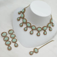 NAFJ Glam Crystal And Austrian Stone Choker Set