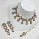 NAFJ Glam Crystal And Austrian Stone Choker Set