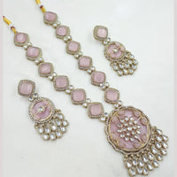 NAFJ Heritage Style Kundan And Austrian Stone Ethnic Necklace Set