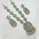 NAFJ Heritage Style Kundan And Austrian Stone Ethnic Necklace Set