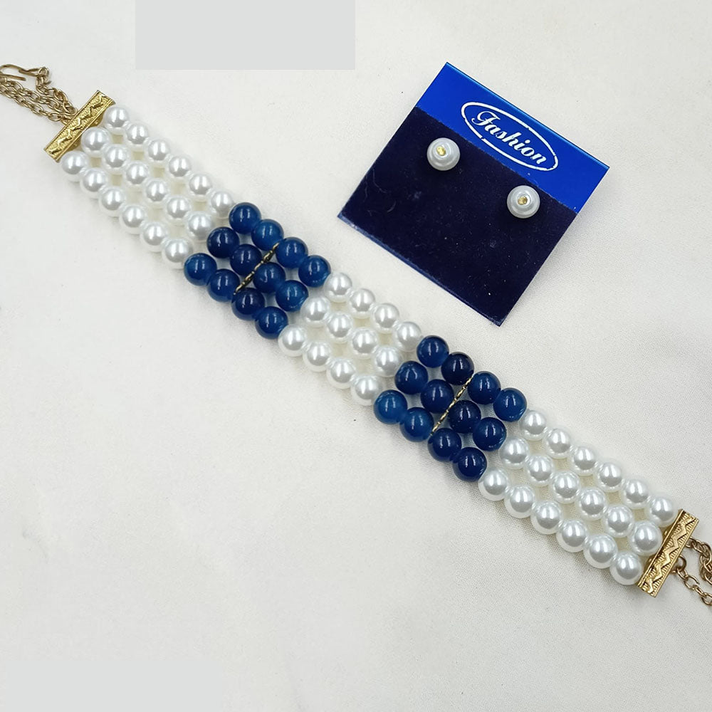 NAFJ Heritage Style Colorful Beads Choker Necklace Set