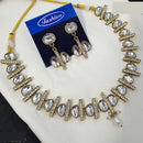 NAFJ Classic Crystal Stone And Beads Necklace Set