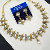 NAFJ Classic Crystal Stone And Beads Necklace Set