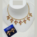NAFJ Premium Austrian Stone And Pearl Necklace Set