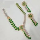 NAFJ Glamorous American Diamond Necklace Set