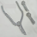 NAFJ Glamorous American Diamond Necklace Set