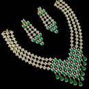 NAFJ Glamorous American Diamond Necklace Set
