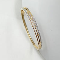 NAFJ Fashionable American Diamond Delicate Openable Bracelet For Parties And Occassions