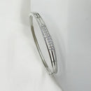 NAFJ Fashionable American Diamond Delicate Openable Bracelet For Parties And Occassions