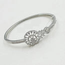 NAFJ Glimmering Bloom Rodium American Diamond Bracelets For All Occassions