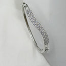 NAFJ Glimmering Bloom Rodium American Diamond Bracelets For All Occassions