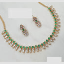 NAFJ Handcrafted Polki Kundan Necklace Set for Festive And Wedding Wear