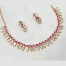 NAFJ Handcrafted Polki Kundan Necklace Set for Festive And Wedding Wear