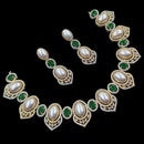 NAFJ Majestic American Diamond Style Necklace Set for Engagement & Special Occasions