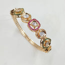 NAFJ Traditional Polki Kundan Stone Openable Bracelets for Festive Jewellery Collection