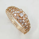 NAFJ Traditional Polki Kundan Stone Openable Bracelets for Festive Jewellery Collection