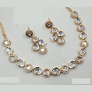 NAFJ Majestic Polki Kundan Necklace Set with Timeless Design for Cultural Celebrations