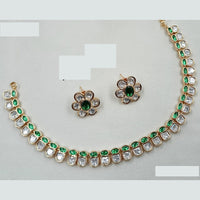 NAFJ Majestic Polki Kundan Necklace Set with Timeless Design for Cultural Celebrations