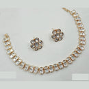 NAFJ Majestic Polki Kundan Necklace Set with Timeless Design for Cultural Celebrations