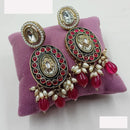NAFJ Designer Kundan And Beads Dangler Earrings for Women