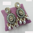 NAFJ Designer Kundan And Beads Dangler Earrings for Women