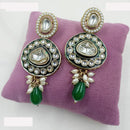 NAFJ Designer Kundan And Beads Dangler Earrings for Women
