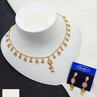 NAFJ Handcrafted Kundan Necklace Set with Ghungroo Detailing