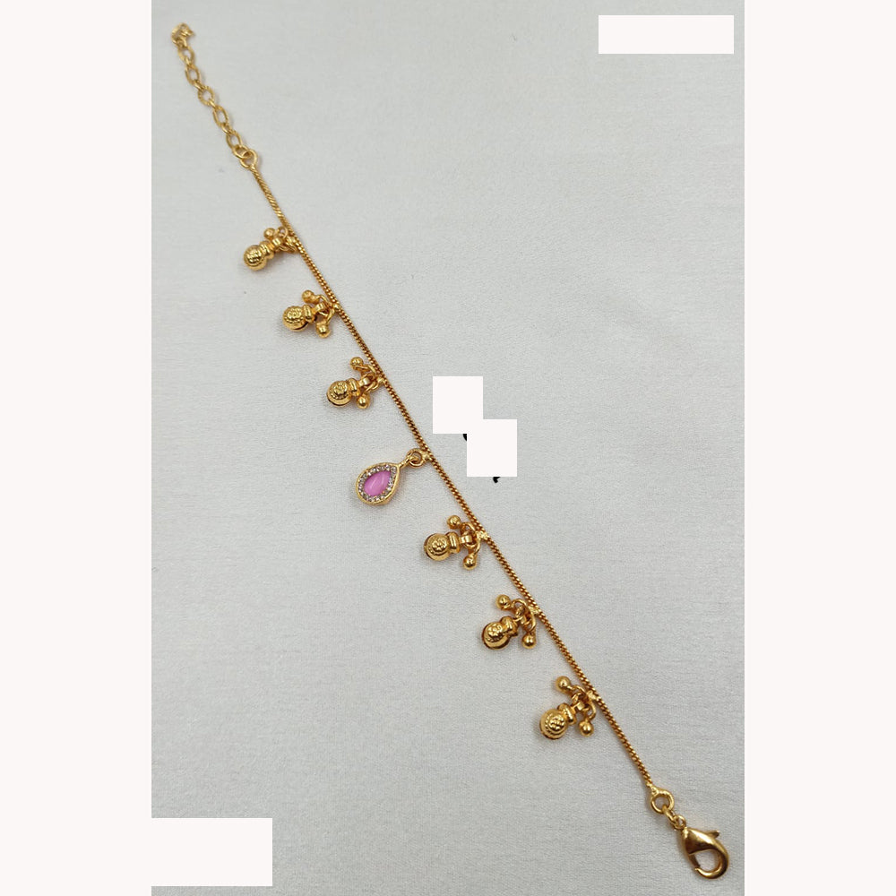 NAFJ  Beautiful Lightweight Pota Stone And Austrian Stone Bracelet