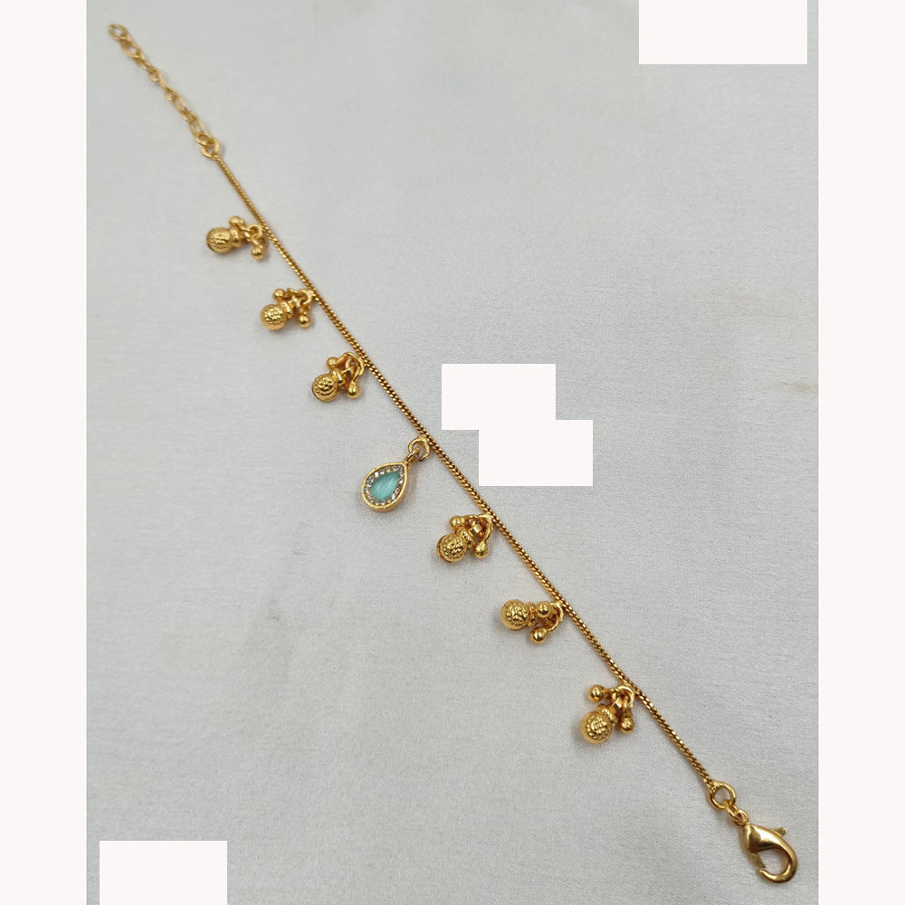 NAFJ  Beautiful Lightweight Pota Stone And Austrian Stone Bracelet