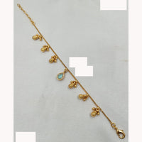 NAFJ  Beautiful Lightweight Pota Stone And Austrian Stone Bracelet