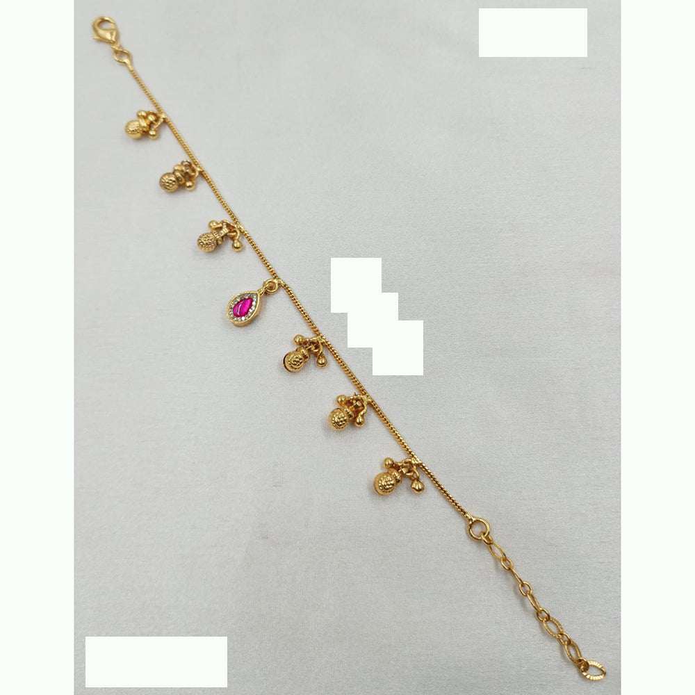 NAFJ  Beautiful Lightweight Pota Stone And Austrian Stone Bracelet