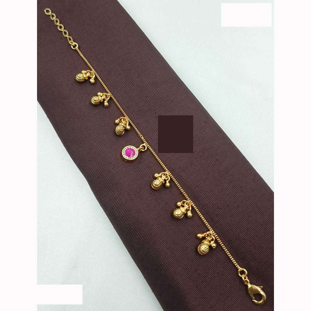 NAFJ  Beautiful Lightweight Pota Stone And Austrian Stone Bracelet