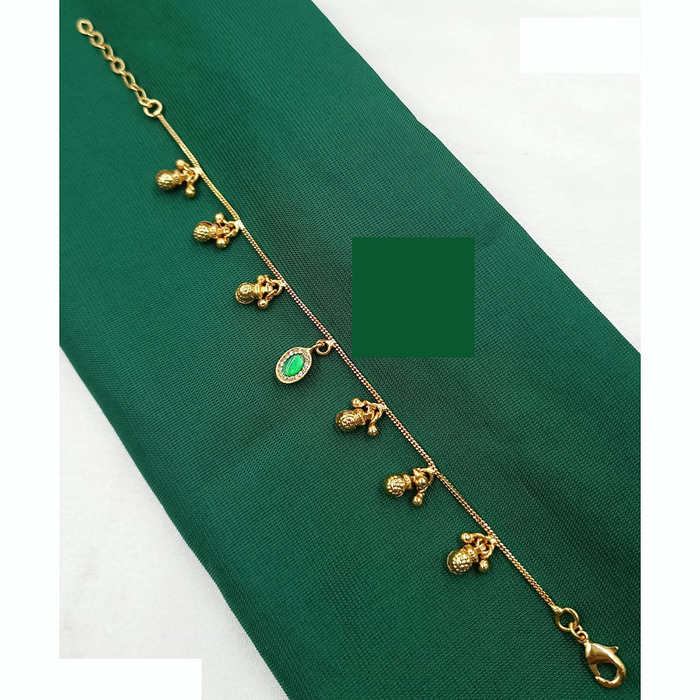NAFJ  Beautiful Lightweight Pota Stone And Austrian Stone Bracelet