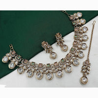 NAFJ Traditional Beautiful Kundan Stone Necklace Set For All Occassions