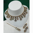 NAFJ Traditional Beautiful Kundan Stone Necklace Set For All Occassions